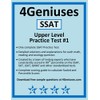 4Geniuses SSAT Upper Level Practice Test #1