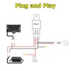 YCHOW-TECH - Arnés de cableado de 2 cables, 12 V,