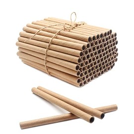 Benvo 100 tubos de abejas Mason de 6 pulgadas, tubos de cartón, rellenos de abeja, rellenos de papel de repuesto para Mason Bee House Bee Hotels Bee Condo Apicultor Accesorio (5/16 pulgadas de diámetro)