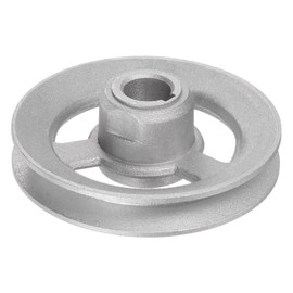 sourcing map Industrial Sewing Machine Clutch Motor Pulley 15mm Inner 85mm Outer Dia Aluminum Electric Transfer Wheel Pulley