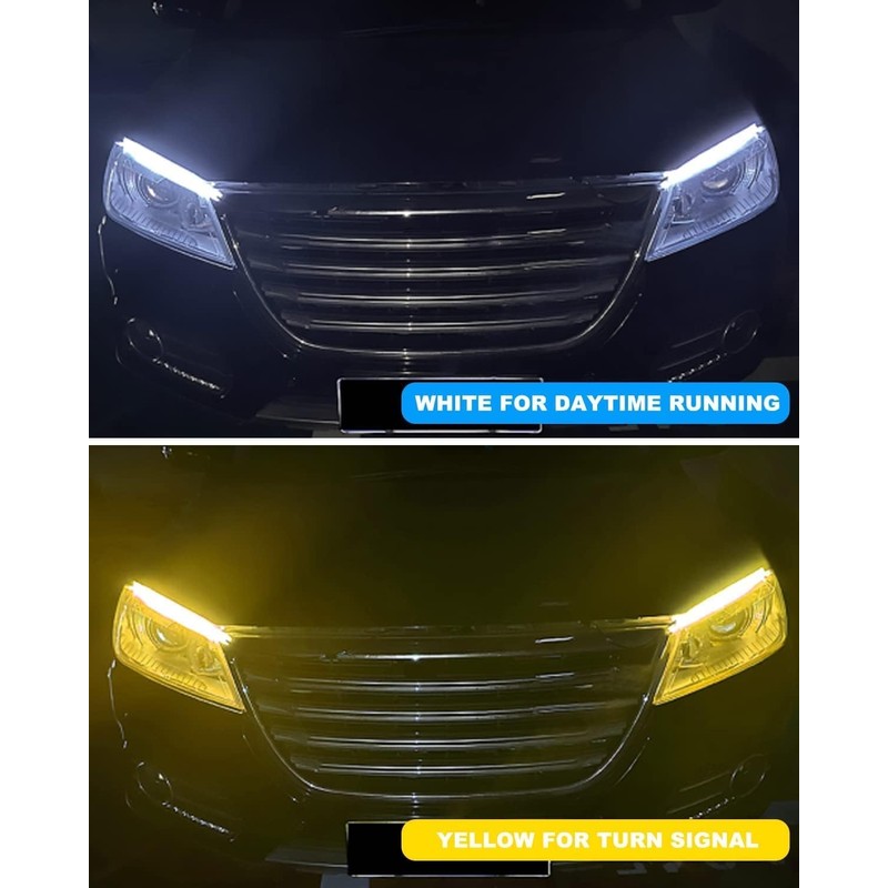 YM E-Bright Led Strip Lights for Cars, SUV, Motorcycle Daytime