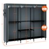 CASAMAYA Clothes Rack, Portable Closet, 81.5 Inch Large Capacity Wardrobe