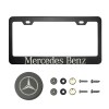 MVP Fit Benz T304 Laser Etching SS Black License Plate