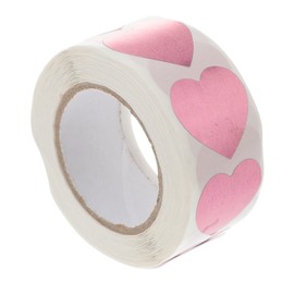 OSALADI 500pcs Tanning Stickers Small Heart Shaped Labels Red Heart Sticker Heart Label Stickers for Tanning Sticker Labels Sun Tan Heart Stickers Tanning Bed Hearts Seal Envelope Pvc