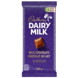 Cadbury Dairy Milk Chocolate, The Classic Creamy Taste, Chocolate Bar, 200g