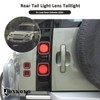 YIWANG ABS Black Car Exterior Taillight Protection Cover Accessories for