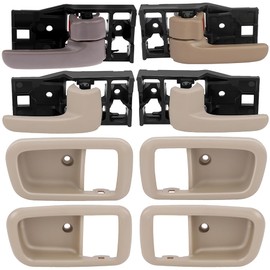 OCPTY Door Handles Interior Front Rear Driver Left Passenger Right Side Replacement fit 2000-2006 for Toyota Tundra Inside Inter Door Handles Texture 8pcs