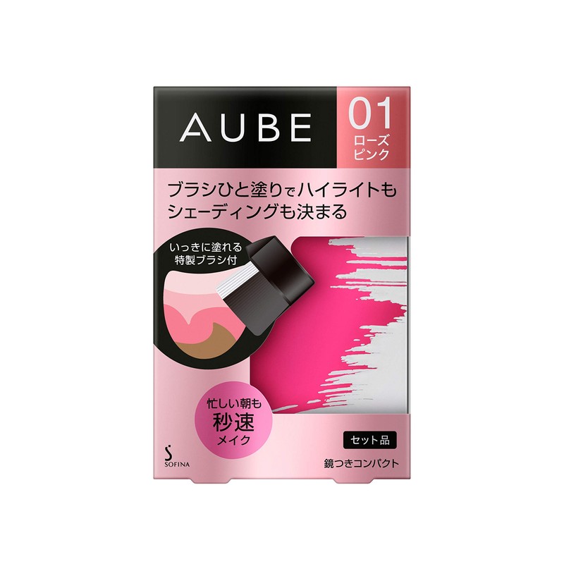 Orb Brush Single Coat Blush 01, Body: Pink, 0.2 oz