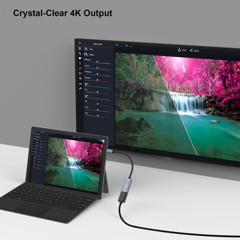 BENFEI Mini DisplayPort(Thunderbolt) to HDMI Adapter 4K@60Hz, Compatible with MacBook