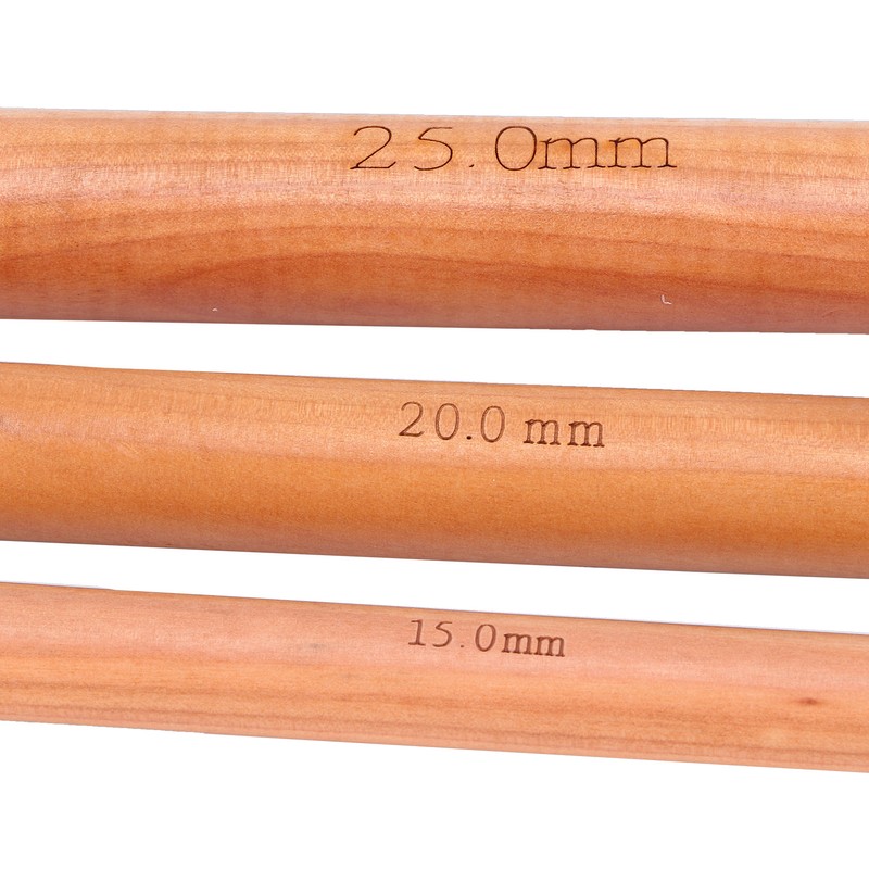 Bamboo Crochet Hook Handcrafted Knitting Needles Yarn Craft 20cm/7.9in Large