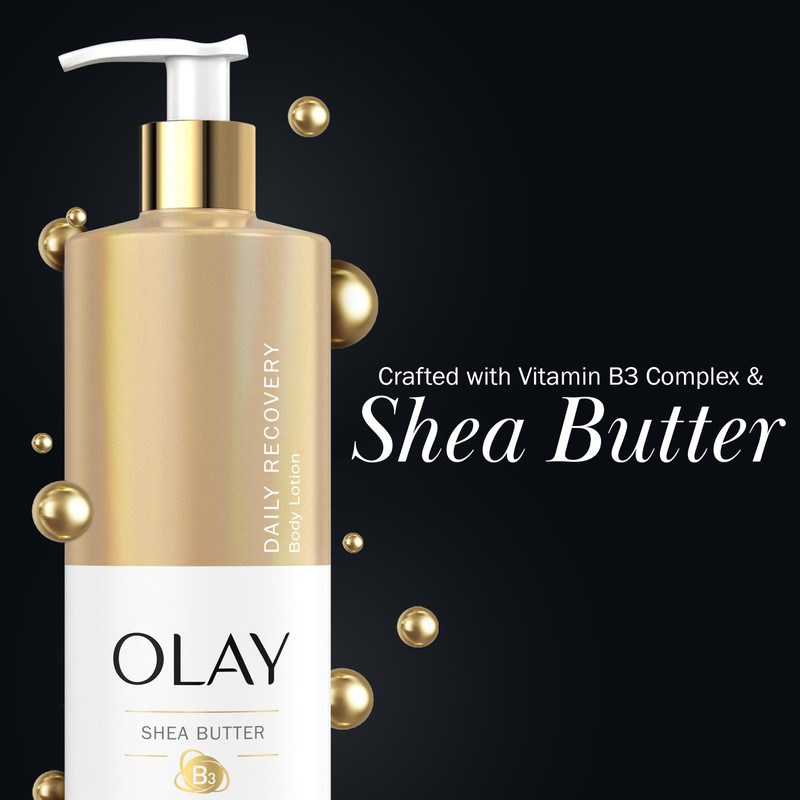 Olay, Daily Recovery & Hydration Body Lotion with Shea Butter,