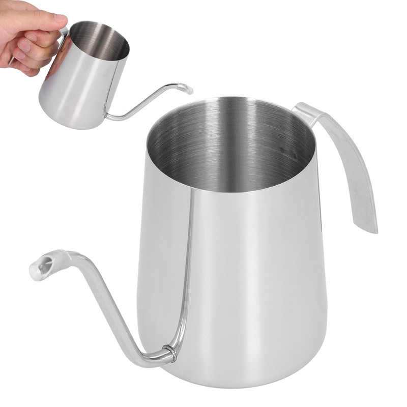 350ml Coffee Pot Long Spout Gooseneck Stainless Steel Coffee Kettle