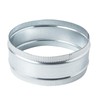 ZOWZEA 10 Inch Round Galvanized Steel Duct Connector - Metal