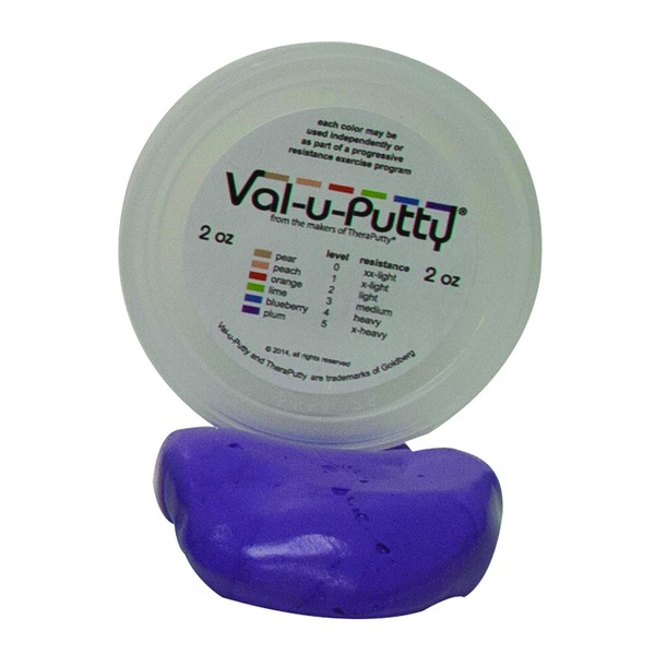 Val-u-Putty 10-3905 Exercise Putty, 2 oz. Capacity, X-Heavy, Plum