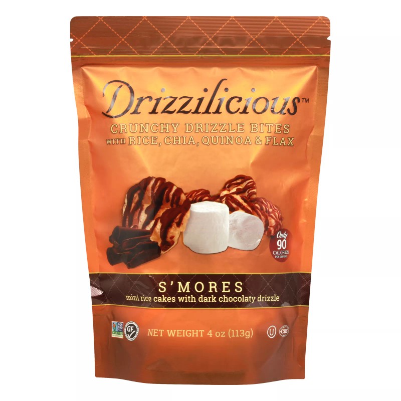 Drizzilicous Drizzilicious Rice Crisp Mini Smores 4 oz (Pack Of