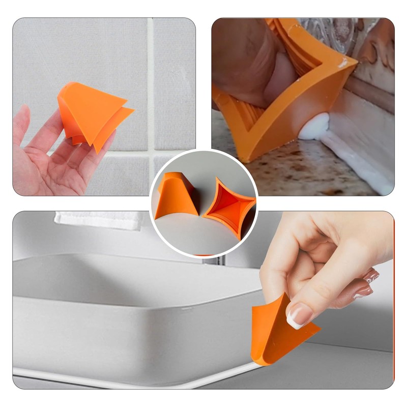 DZHPSRSZ Silicone Caulking Tool Set,Caulking Tools,Reusable Caulk Finishing Tool,Silicone Applicator