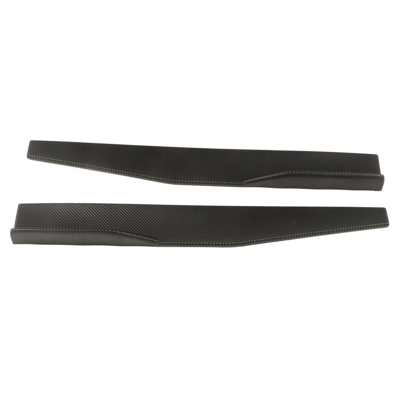 2PCs Side Skirt Winglet Carbon Fiber Style Universal Car Side