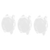 IWOWHERO 3 Pcs Electroplate TPU Smart Watch Cover Scratch Protective