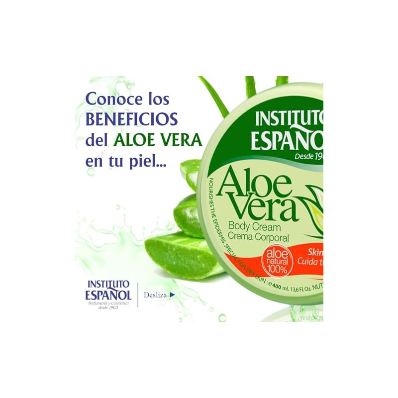 Crema Corporal, Facial Y De Manos Con Aloe Vera Del