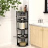 Supfirm 5-Tier Multifunctional Adjustable Pan & Pot Rack for Kitchen,