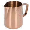 Milk Frothing Pitcher, 550ml Milk Frother Cup 304 Stainless Steel