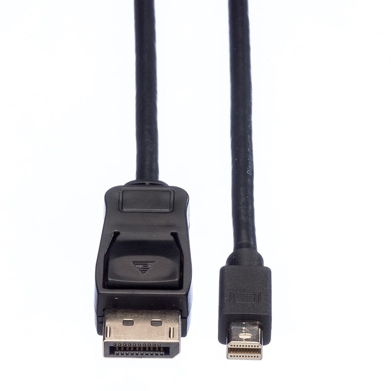VALUE DisplayPort Kabel, DP ST - Mini DP ST, schwarz,