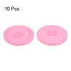 sourcing map 10pcs 40L Sewing Buttons 1"(25mm) Resin Round Flat