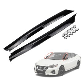 Windshield A Pillar Trim Molding Fit for Nissan Maxima 2016-2021 Replace 76837-9DD0A 768379DD0A 76836-9DD0A 768369DD0A Outer Window A-Pillar Trim Panel Moulding