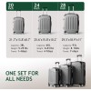 unbranded 3-Piece Luggage Set Travel Lightweight Suitcases Rolling Wheels,TSA(20"