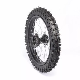Unbranded 12" Rear Wheel 80/100-12 Tire Rim for Pit Dirt Bike CRF70 Apollo 125cc SSR 140cc