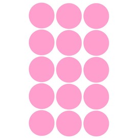 Royal Green Color-Coding Labels 1.25 inch Round Dot Stickers for Marking & Labeling in Pastel Pink, Large Circle Sticker 30mm - 1500 Pack