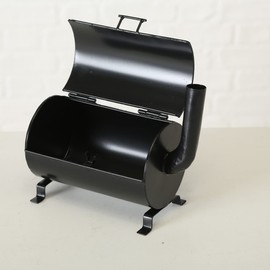 Ashtray Smoker Storm Ashtray Iron Black L 20 cm