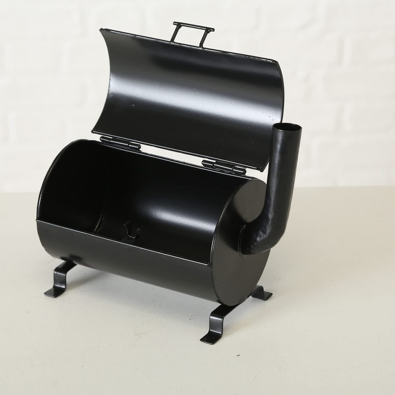 Ashtray Smoker Storm Ashtray Iron Black L 20 cm
