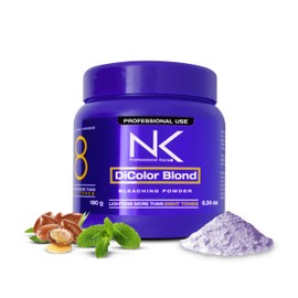 NK Professional Care DiColor Blonde | bleaching powder | lightener for hair | Lightens +8 shades without damaging the hair strand. 180 g