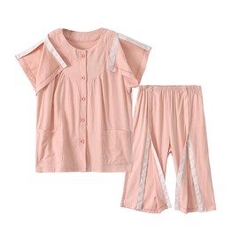 Siomlana Women Tear Away Surgery Recovery Suit,Fully Open Post Clothes,Bedridden Patient Clothing,Suitable for Paralyzed Elderly,Post-op Care,Fracture Patients