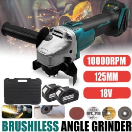Unbranded Cordless 4-1/2 Power Angle Grinder for Makita 18V Max Battery Brushless 10000RPM
