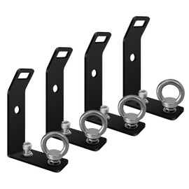 Load Stops Replacement T-Slot Truck Cross Bar,304 Stainless Steel Covered with Black Coating Roof Rack Cross Bar Accessories for Ladder Firewood Skis Snowboard Kayak Skateboard Surfboard 4Pack