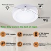 LIT-PaTH Battery Operated Motion Sensor LED Ceiling Light, 6.1inch Flush