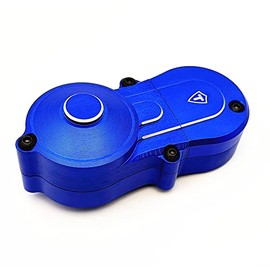 Treal Aluminum 7075 Outer Gearbox Housing for Losi LMT Monster Truck (Blue)