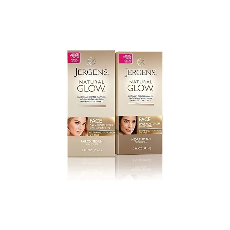 Jergens Natural Glow Crema Hidratante Diaria Sin Aceite Para