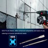 Phyxlyn 24-Inch SDS Plus Chisel Set, 3/4 Inch Flat Chisel