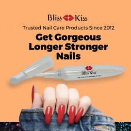 Bliss Kiss Bliss Kiss Refillable Cuticle Oil Pen for Nails - Empty 8 ml Squeeze Nail Oil Pen with brush applicator from 1-Pack