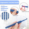 Reessy Crochet Hooks Set, 2.0mm-6.0mm Aluminum Crochet Hook Set with