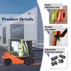 ScarabWrap Forklift Cover, All-Weather Use, Universal Type,0.5mm EVA Transparent Material,600D