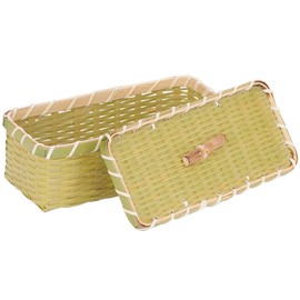 Yamasita Craft 32348000 Blue Bamboo Slim Lunch Box