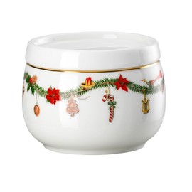 Hutschenreuther Nora Christmas Sugar Bowl