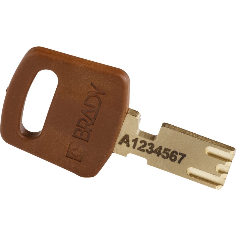 Brady (CPT-BRN-25AL-KD) SafeKey Nylon Lockout Padlock - Compact with Aluminium