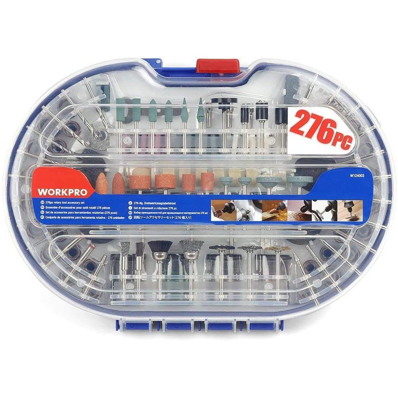 WORKPRO 276-piece Rotary Tool Accessories Kit Universal Fitment for Easy