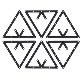 A sixx Triangle Magic Ball Rack, Billiard Ball Rack, Home Use for 8 Ball, 9 Ball and 10 Ball Pool Pool Halls Use