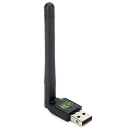 fosa1 Adaptador inalámbrico Antena de Tarjeta de Red, 2.4G Adaptador inalámbrico USB Antena Externa de 2dBi Computadora sin Unidad Antenas de Red Receptor Wi-Fi para PC Computadora de Escritorio